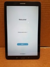 Samsung Galaxy Tab E 16GB 9.6-Inch Tablet SM-T560NU - Black Clean, VERY GOOD