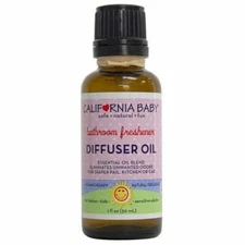 California Baby - Aromatherapy Diffuser Oil Bathroom Freshener - 1 oz (4 Pack)
