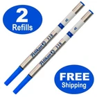 Pelikan 338 Rollerball Refill 908467, Blue Ink, F Fine Point, Pack of 2