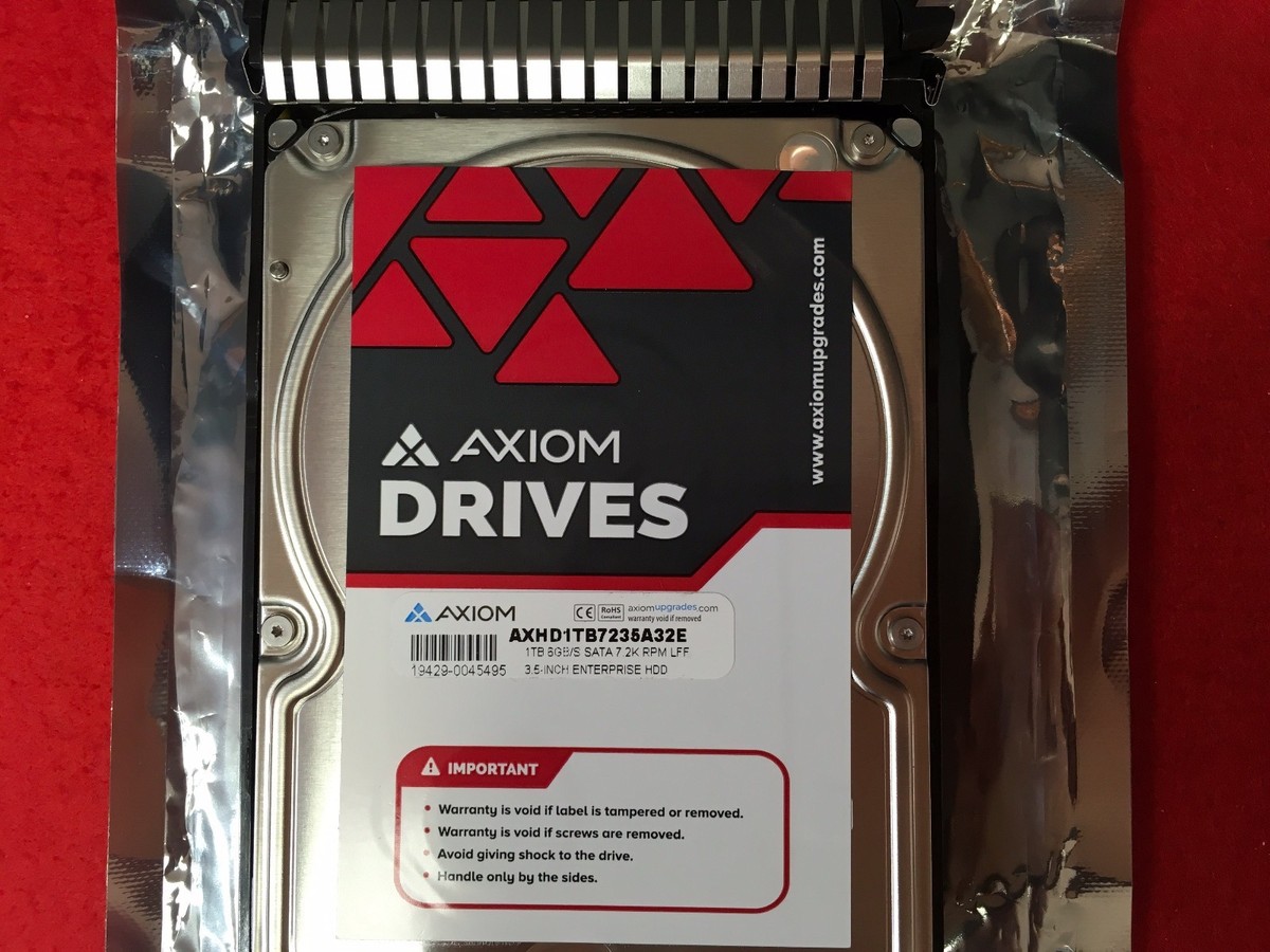 NOB 1TB Axiom 7200RPM SATA 6GB/s 3.5 Hot Swap HDD 657750-B21-AX