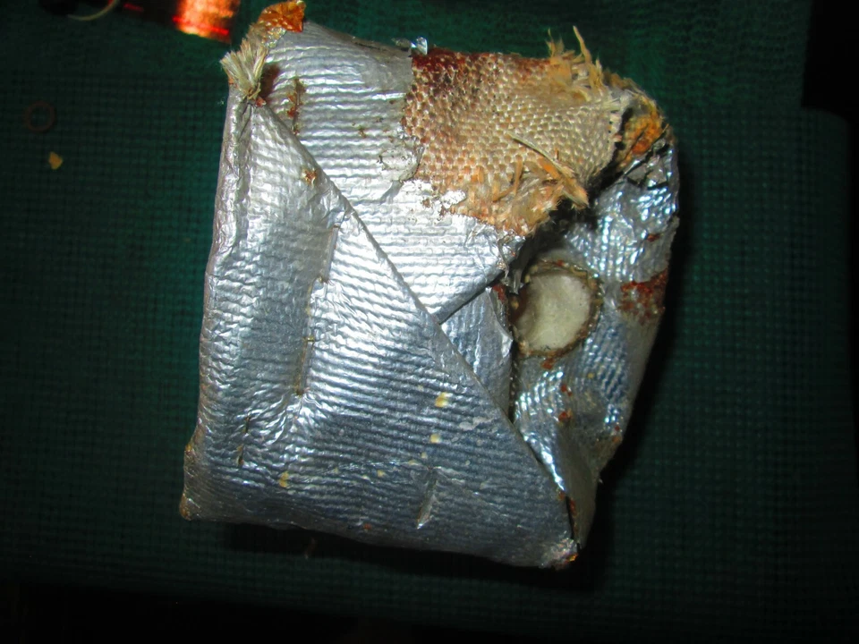 1992-1996 CORVETTE C4 LT LEFT Motor Mount Lt1 HEAT SHIELD / DUST COVER - Image 3 of 4