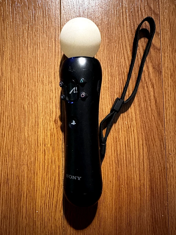 Sony PS3 PlayStation 3 Move Motion Controller Lot of 2 Black (CECH-ZCM1U) OEM - Image 3 of 4