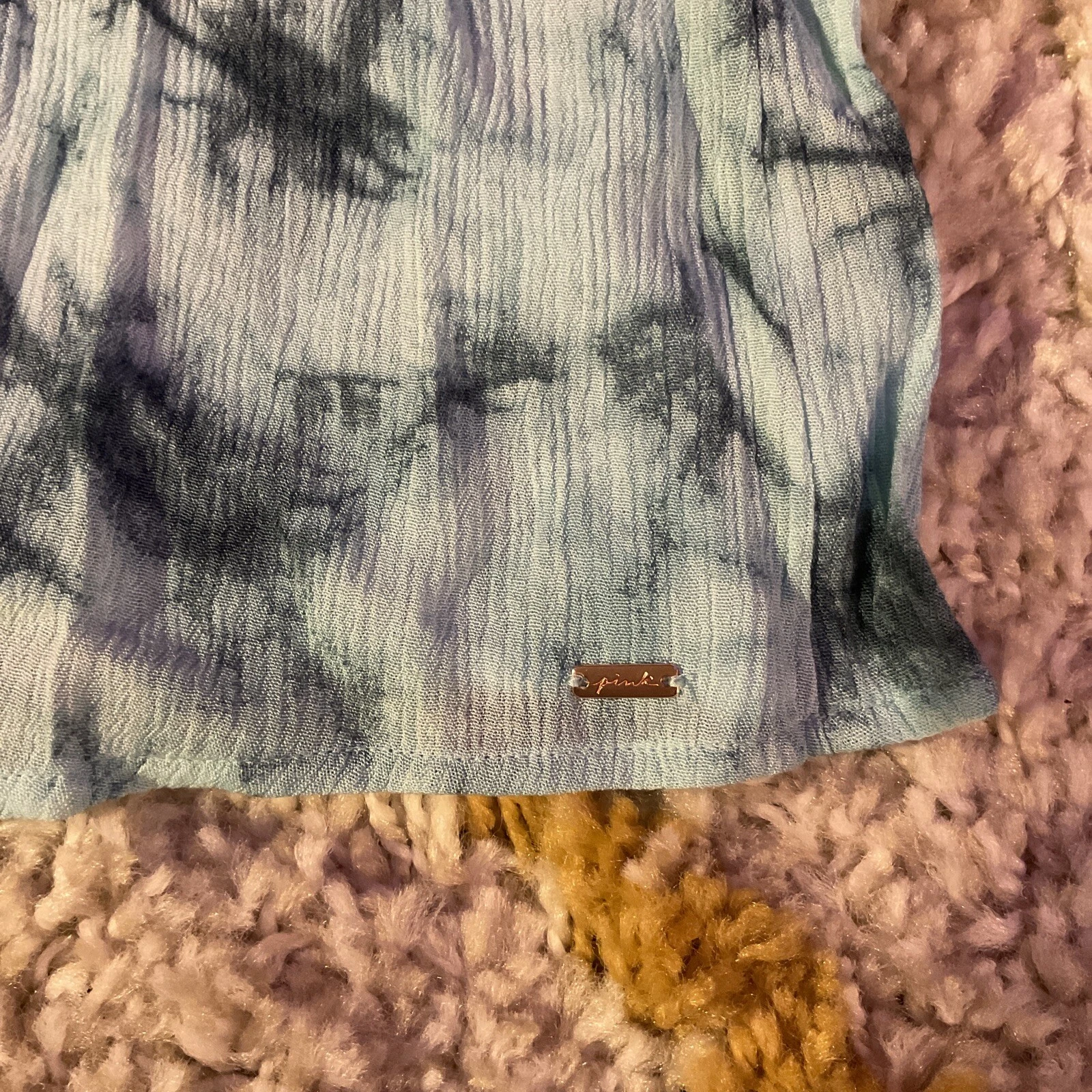 UNDERCOVER Abito slip tintura rosa Victoria Secret schiuma di mare taglia media