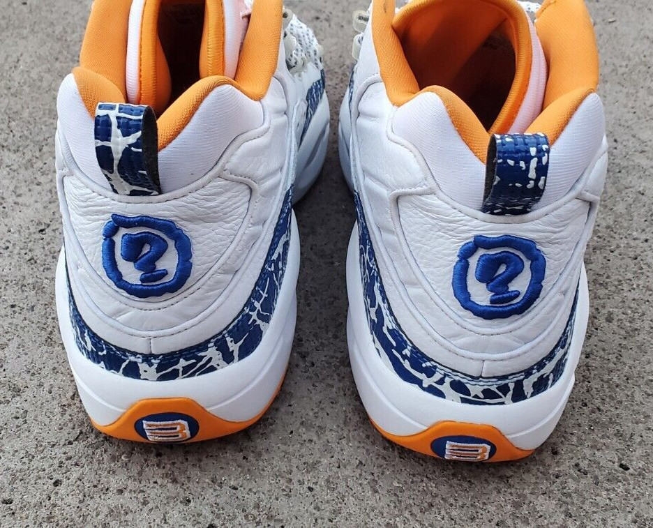 REEBOK QUESTION MID PROTOTYPE WHITE ROYAL ORANGE … - image 5