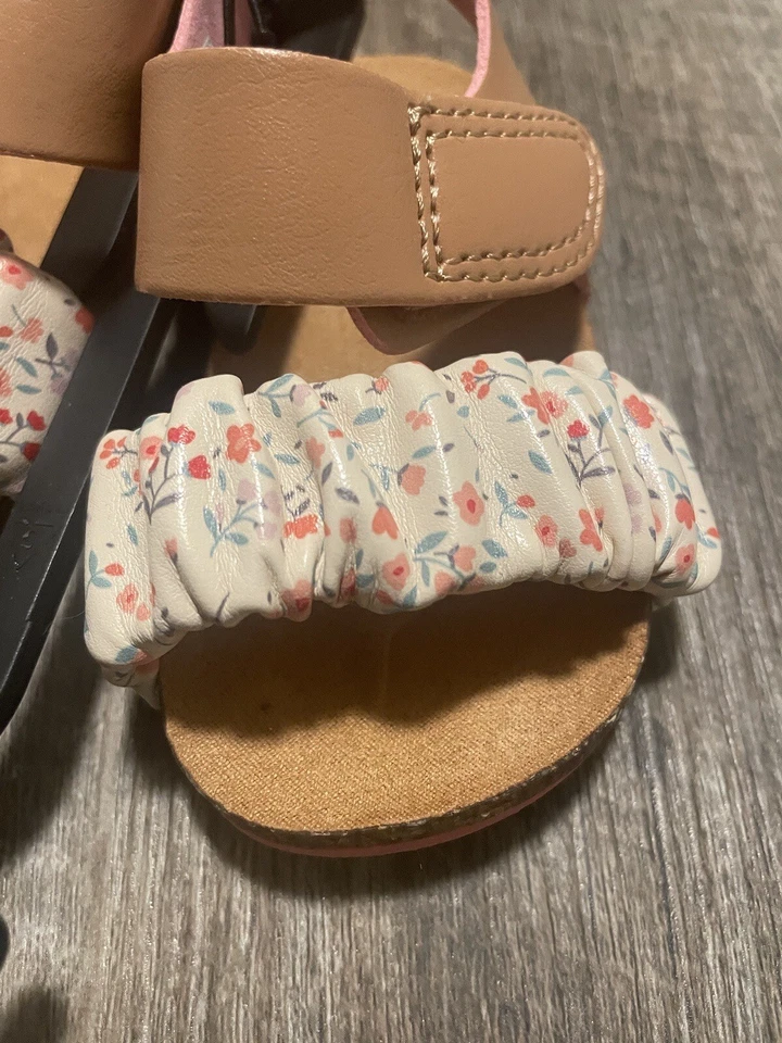 Sandalias Wonder Kids Marrón Floral Bebé Talla 3 Foto 2 de 3