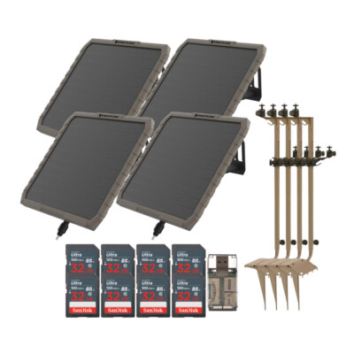 Stealth Cam Adjustable Multi Pivot Mounting Post for Trail Camera 4 Pack Bundle