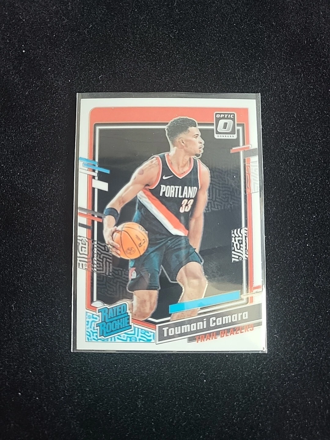 2023-24 Donruss Optic Rated Rookie RC Toumani Camara #204