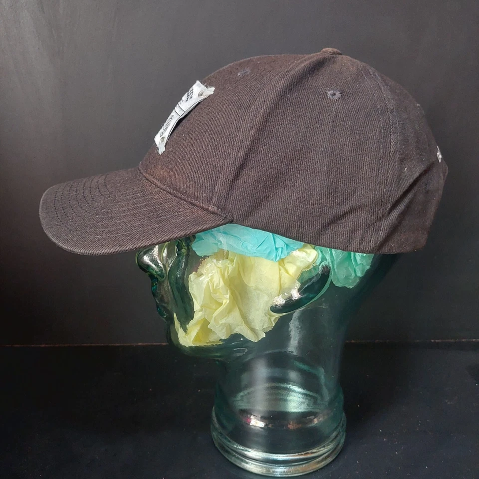 The Classic Blackhawk Black W/Descriptive Logo & American Flag Hook N Loop Hat - Image 4 of 4