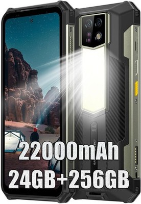 Ulefone Armor 24 Rugged Phone 22000mAh Battery 66W 12GB (+12GB) 256GB