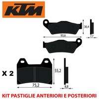 Satz BremsbelÄGe Vorne UND Hinten KTM 1290 Super Adventure T 2017