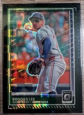 2025 PANINI DONRUSS BASEBALL BROOKS LEE OPTIC BLACK PANDORA SSP #73 TWINS!