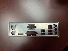 ASUS A58M-A/USB 3 IO SHIELD BACK PLATE USED METAL , ORIGINAL