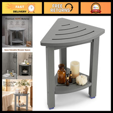 HDPE Corner Shower Stool, Triangle Shower Bench Seat