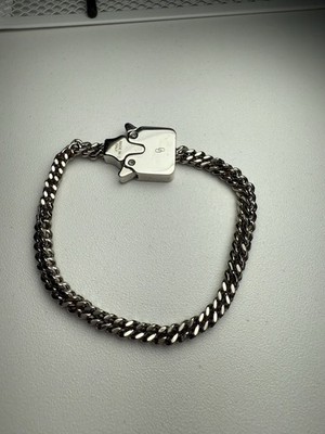 1017 ALYX 9SM Mini Cubix Chain Bracelet Silver