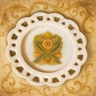 Vintage Hazel Atlas Opaque White Milk Glass Open Lace Edge 8 1/4" Salad Plate