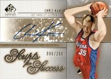 2003-04 SP Signature Edition #SS-CK Chris Kaman Scripts for Success Auto /250