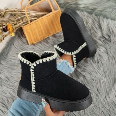 Showin Style Chunky Platform Boots - Modern & Chic  (Size 9.5 Women s )