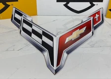 Chey OEM GM Corvette Front Hood Emblem Engine Badge 4" original genuine