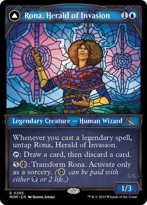 FOIL Rona, Herald of Invasion SHOWCASE PLANAR, March of the Machine, MTG NM/M