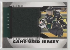 2012-13 ITG Heroes and Prospects Game-Used Black Jersey /120 Max Domi #M-34 07po
