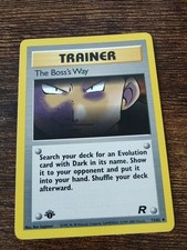 The Boss's Way [1st Edition] #73 Prices | Pokemon Team Rocket