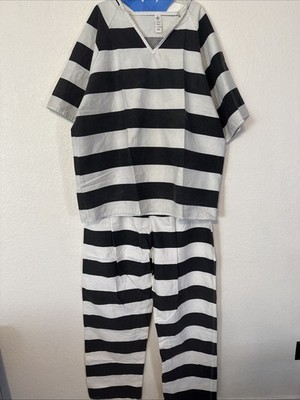 Authentic Uniform Jail Inmate Prison Stripes 3XL TCI Brand USA