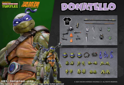 LingJiHun TMNT Donatello Articulated Collectible Action Figure In Stock