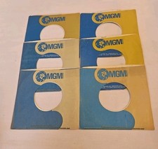 45 RPM 7" RECORD SLEEVES CO. SLEEVE 6 PACK SEE PHOTOS MGM Records SLV337