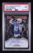 JUSTIN HERBERT 2021 Clearly Donruss 