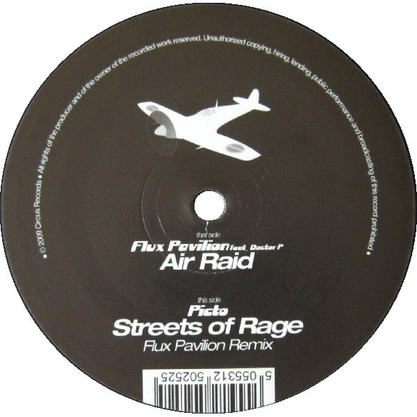 Air Raid / Streets Of Rage 12" Vinyl (with Doctor P, Picto)