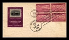Dr Jim Stamps Washington State 50th Anniv Block First Day Cover Ioor Cachet