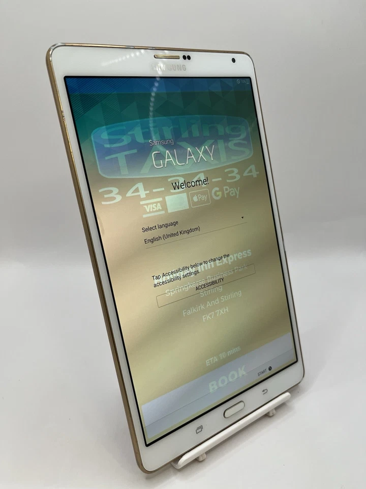 Samsung Galaxy Tab S 8.4" SM-T705 White Unlocked Android Tablet Read Below #S, photo 2 of 5