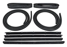 JEGS 93605 Door Weatherstrip Seal Kit 1982-1993 Chevy S-10 and GMC S-15 EPDM (Et