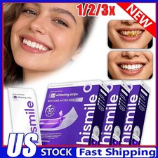 Hismile V34 Whitening Strips, Teeth Whiten Strips, Purple Tooth Whitening JQ