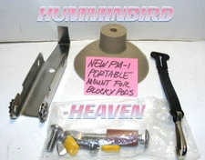 NEW HUMMINBIRD PM-1 PORTABLE TRANSDUCER MOUNT FITS XHS BLOCKY TYPE 6-16 PODS