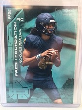 Nicholaus Iamaleava 2023 SkyBox Metal Universe Fresh Foundations Aqua RC #FF32