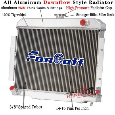 3Row Radiator For 1972-1986 Jeep CJ5 CJ6 CJ7 /1981-85 Scrambler 3.8L 4.2L 5.0