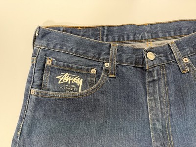 STUSSY × Levi’s 505 W34 ハンガリー製 00s Stussy x Levi's 505 Big E Blue Denim Jeans W32 L30 | eBay