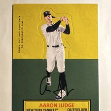 Topps 2025 Archives 1964 Stand-Ups Aaron Judge Yankees #64SU-1 Insert