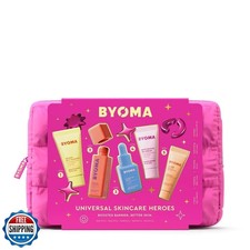 BYOMA Universal Skincare Heroes 5-Piece Kit - Skincare Gift Set with Jelly