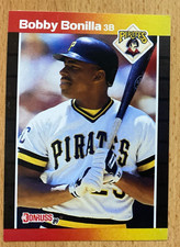 1989 Donruss Baseball #151 Bobby Bonilla Pittsburgh Pirates Card NM-MT