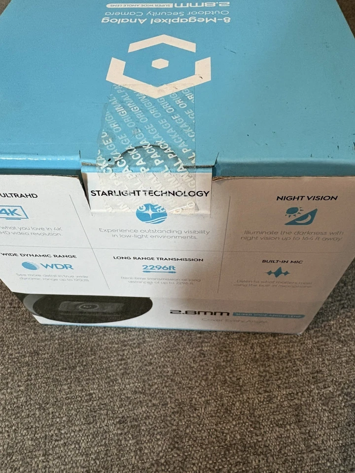 AMCREST AMC4KDM28-B-V3 Outdoor Analog Security Dome Camera 2.8mm 8MP 4K UltraHD - Image 3 of 4