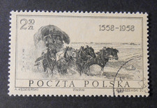 POLAND,POLAND, POLSKA, 1958  Polish Post .Diligence  2.50 zl. Cpl set USED