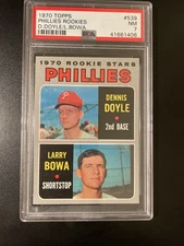 1970 Topps #539 LARRY BOWA  RC  PSA 7