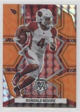 2022 Panini Mosaic Reactive Orange Mosaic Prizm Rondale Moore #3 11ds