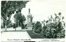 TEHUACAN Puebla, Parque Hidalgo; México