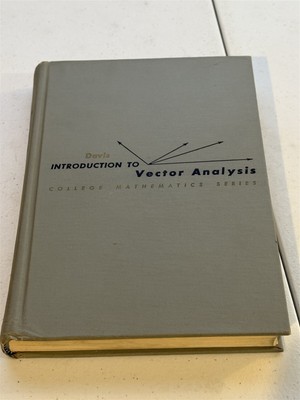 1961 hc, Introduction to Vector Analysis, Harry F. Davis