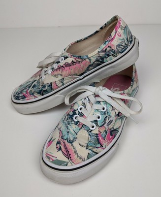 vans hawaiian print shoes