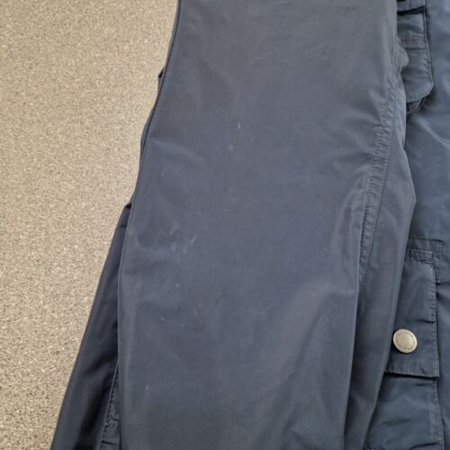 Barbour Jacke Herren Extra Large Blau Weir Utility Field Overcoat Biker Mod - Bild 6 von 12