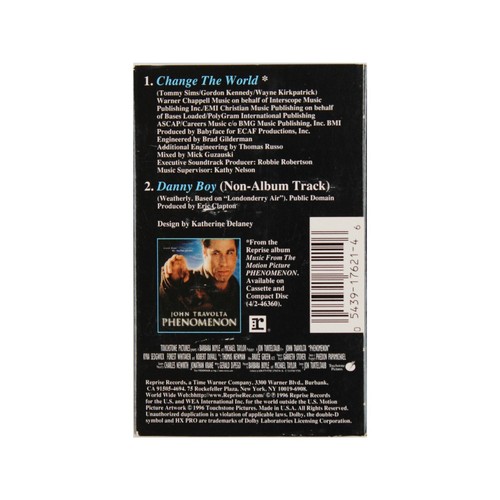1996 Release - Eric Clapton - Change The World (Single) - Cassette (4-17621) - Picture 2 of 4